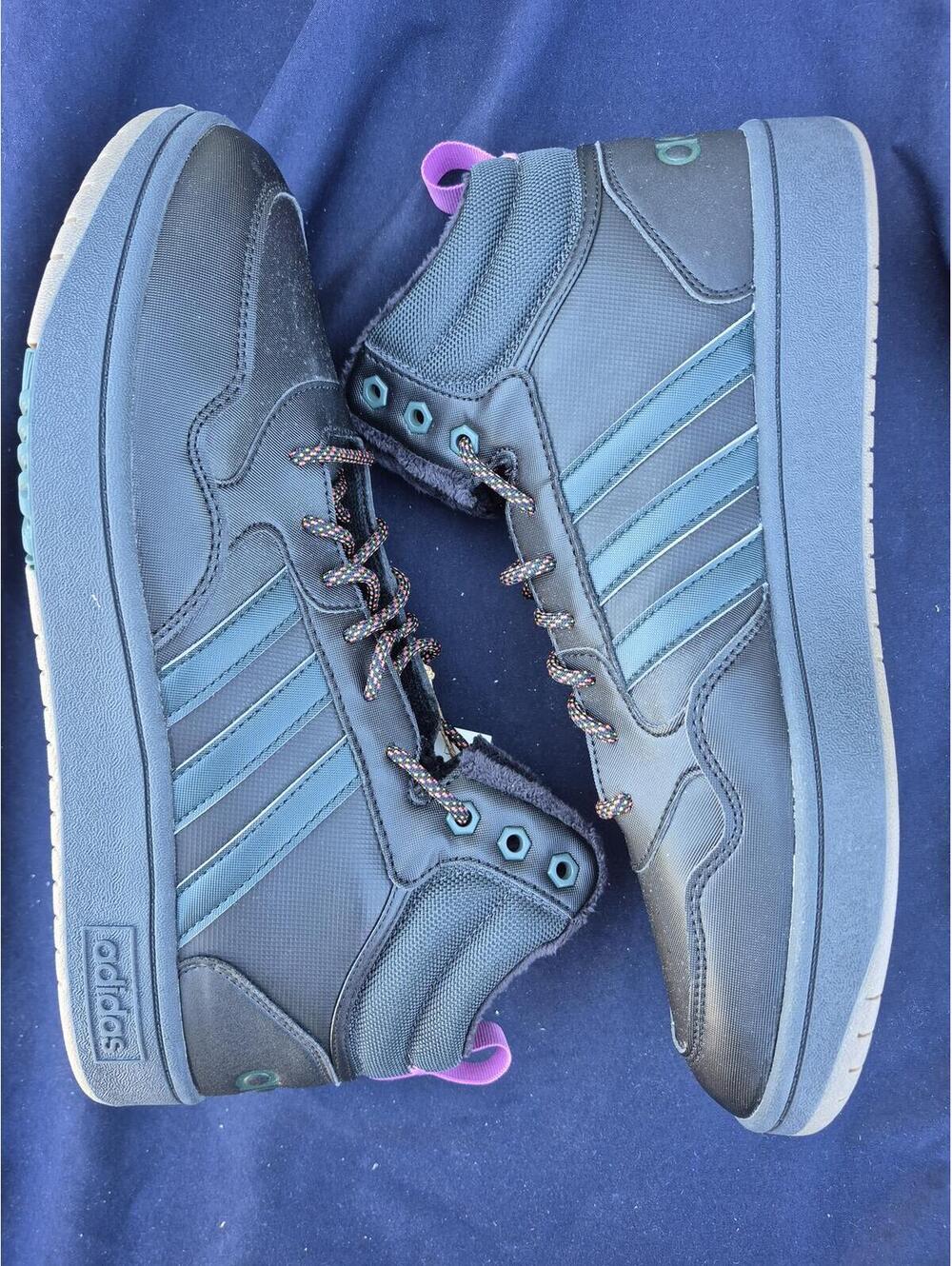 Adidas Hoops 3.0 Mid Wtr Mens Sneakers With Fur Lining Sz 12
